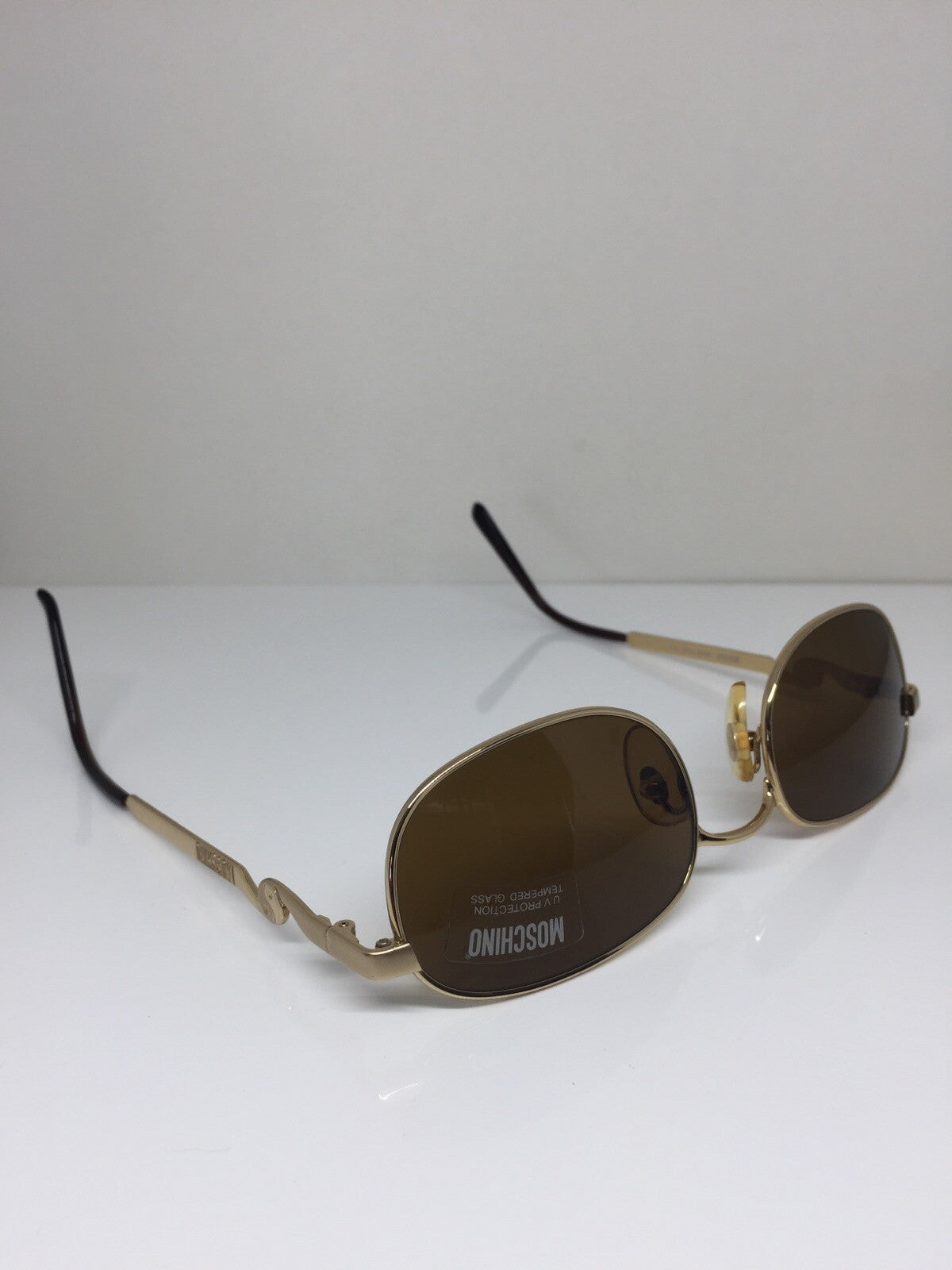 Vintage Moschino By Persol M. 3023-S Gold Sunglasses - Super Vision Optical