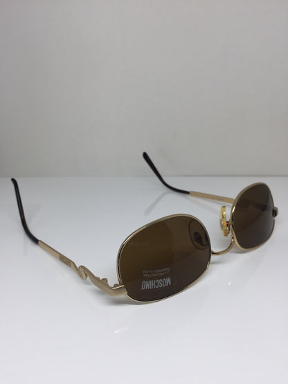 Vintage Moschino By Persol M. 3023-S Gold Sunglasses - Super Vision Optical