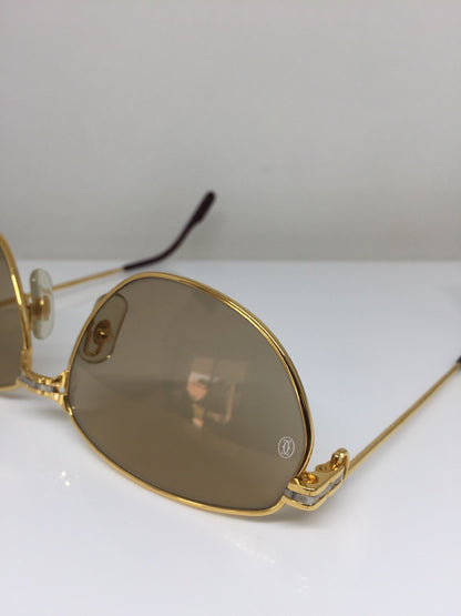 Vintage Cartier Panthere Windsor Gold Sunglasses - Super Vision Optical