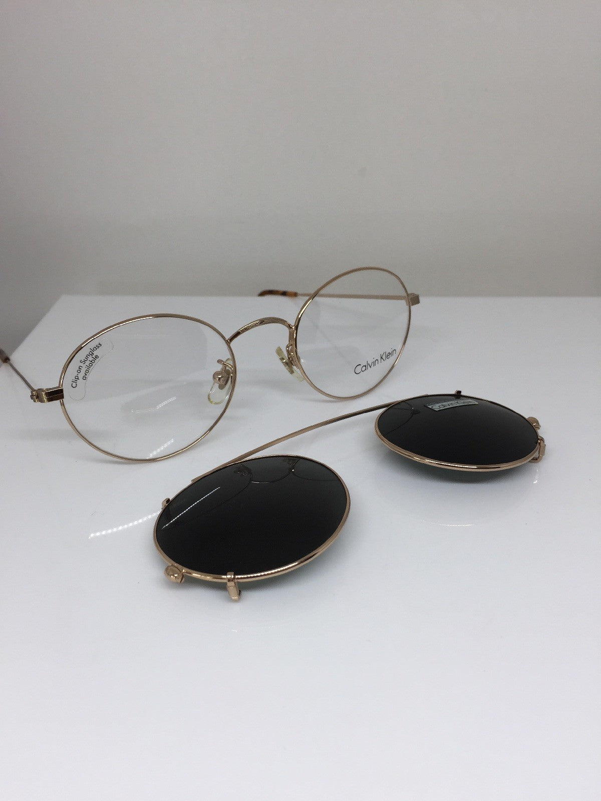 Vintage Calvin Klein CK 225 Gold Sunglasses - Super Vision Optical