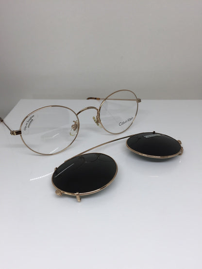 Vintage Calvin Klein CK 225 Gold Sunglasses - Super Vision Optical