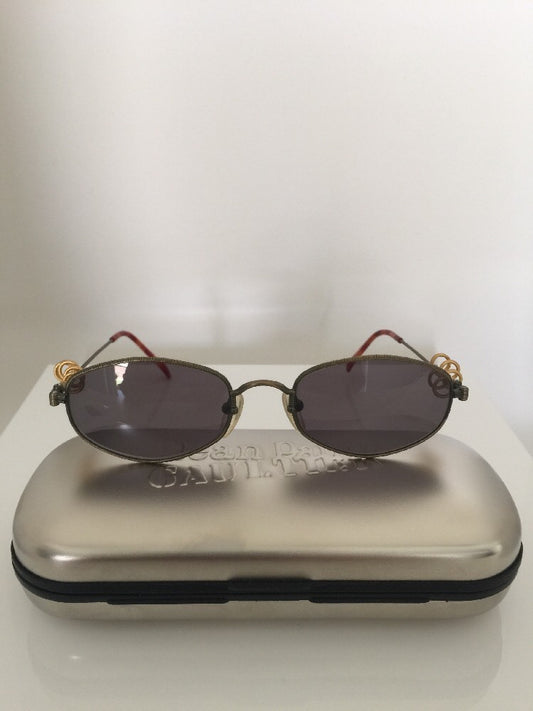 Vintage Jean Paul Gaultier JPG 56-5101 Gold Sunglasses - Super Vision Optical