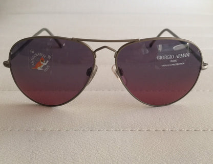 Vintage Giorgio Armani GA 615-S Gunmetal Sunglasses - Super Vision Optical