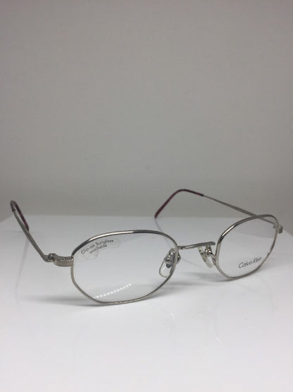 Vintage Calvin Klein CK 339 Silver Sunglasses - Super Vision Optical