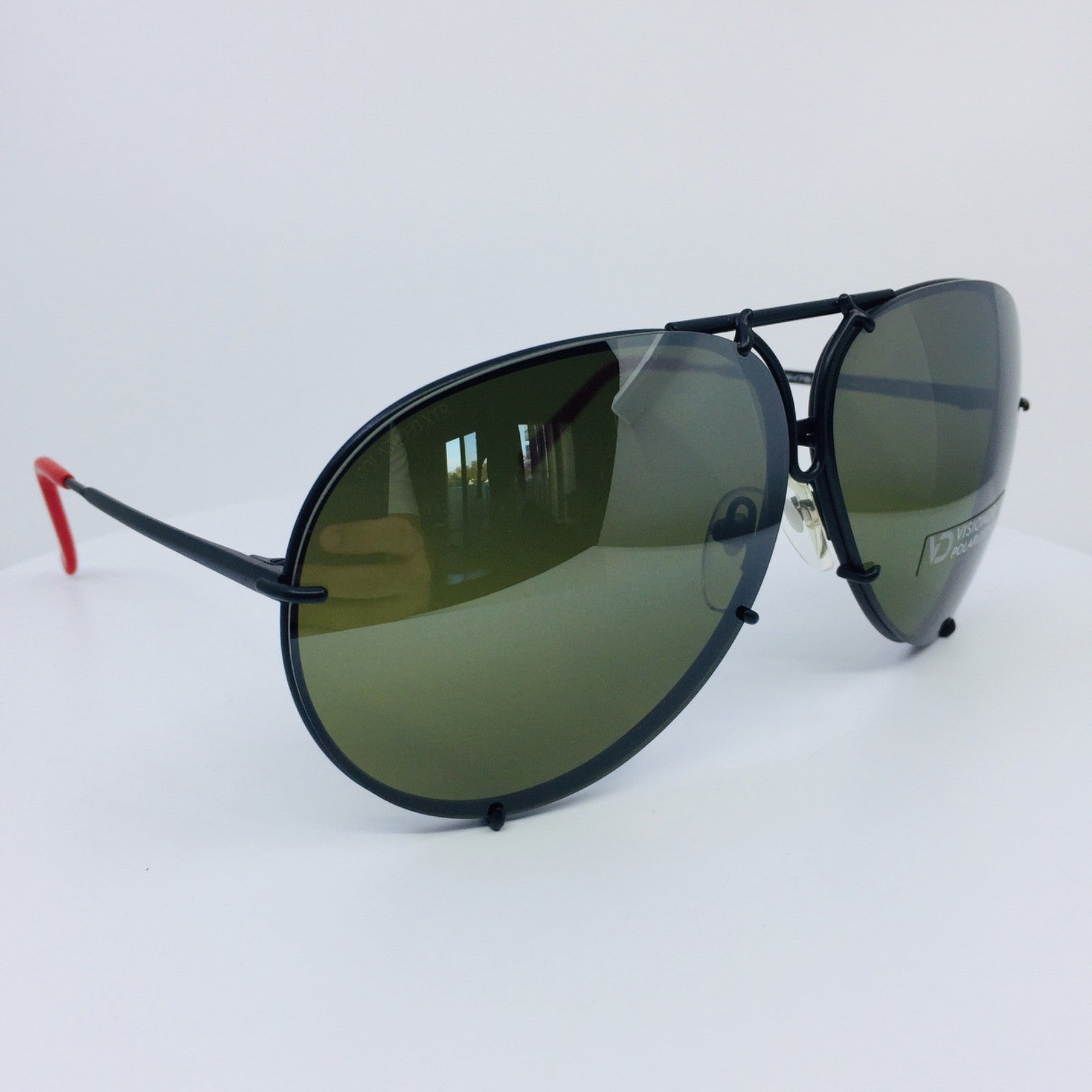 Vintage Porsche Design P8478 Black Sunglasses - Super Vision Optical