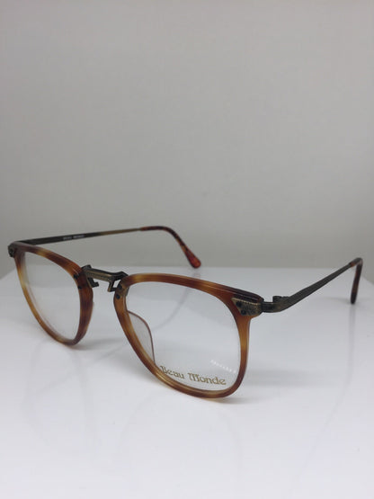Vintage Beau Monde Collection Berry Tortoise Eyeglasses - Super Vision Optical
