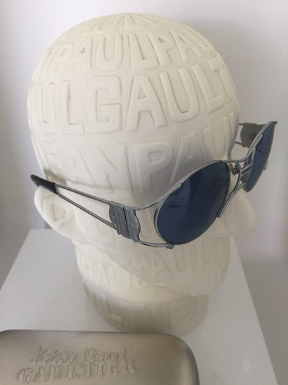 Vintage Jean Paul Gaultier JPG 58-6101 Silver Sunglasses - Super Vision Optical