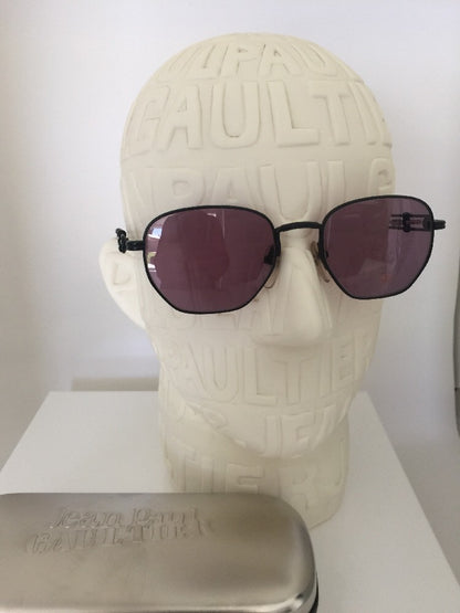 Vintage Jean Paul Gaultier JPG 55-4174 Silver Sunglasses - Super Vision Optical