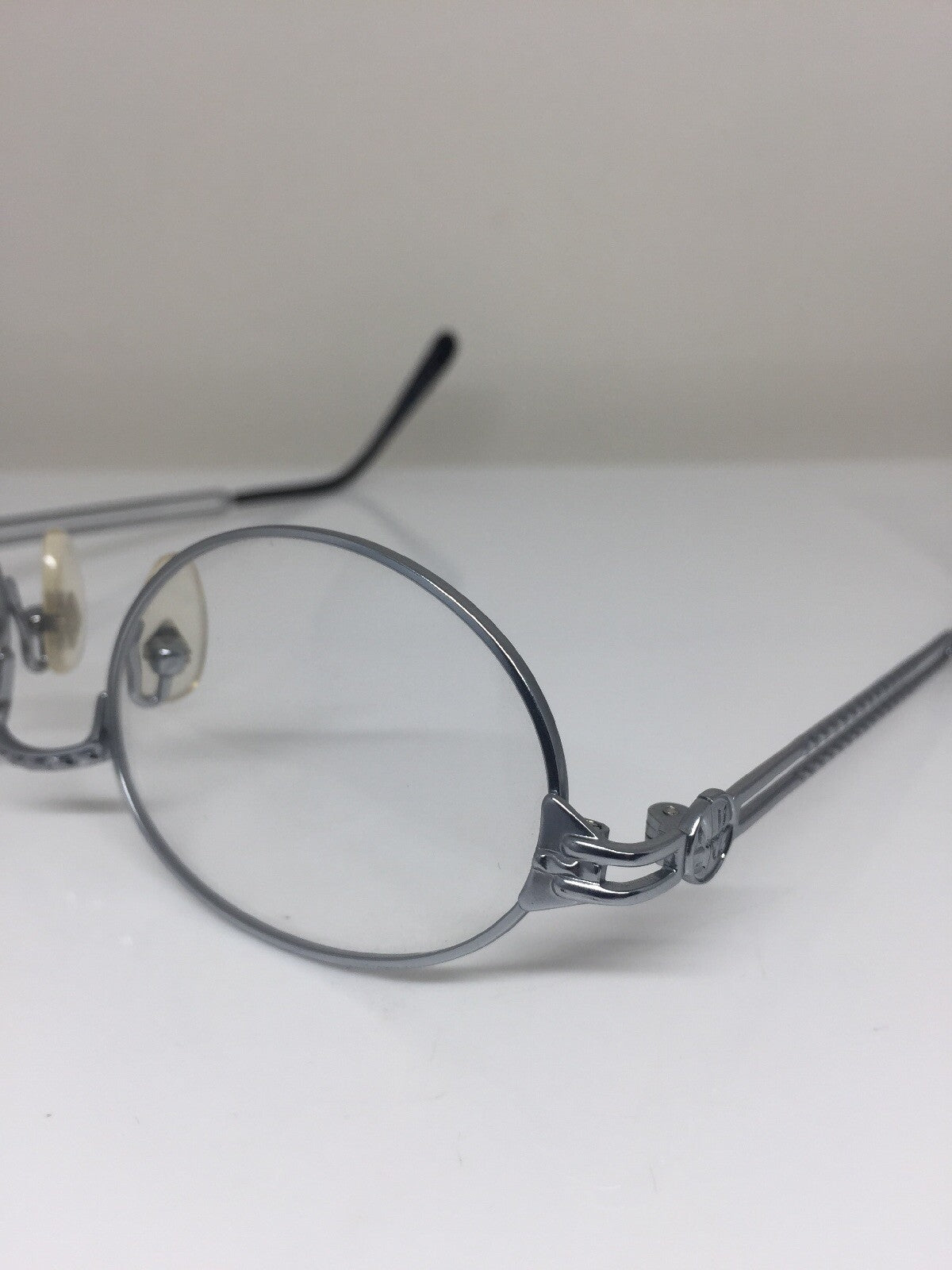 Vintage Jean Paul Gaultier JPG 57-6103 Silver Eyeglasses - Super Vision Optical