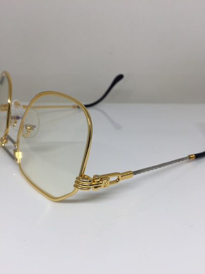 Vintage Fred Lunettes Cap Horn Gold Eyeglasses - Super Vision Optical