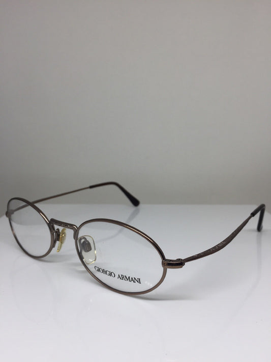 Vintage Giorgio Armani GA 242 Brown Eyeglasses - Super Vision Optical