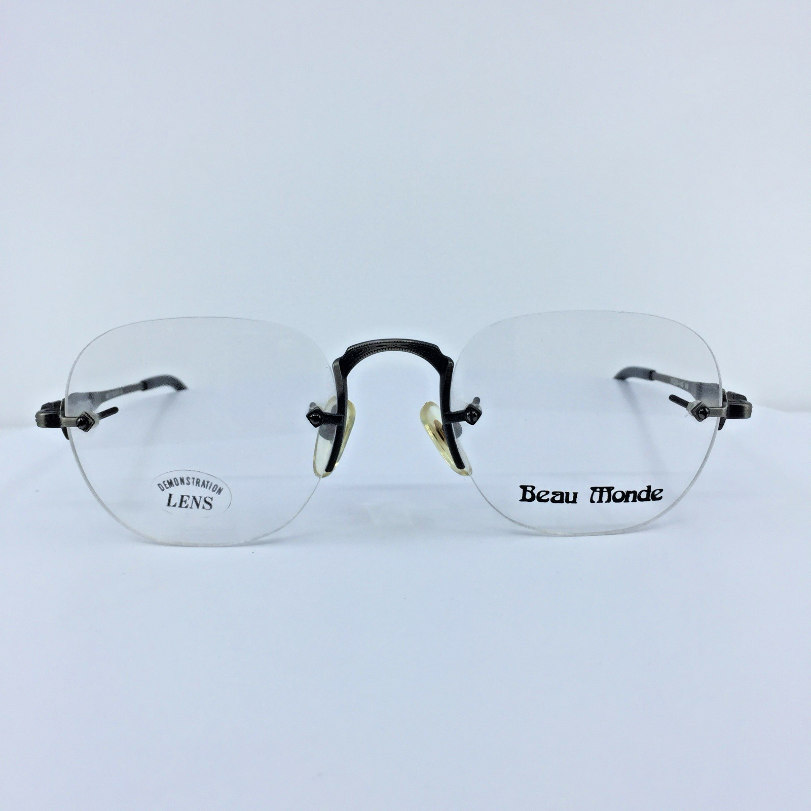 Vintage Beau Monde Collection Westbury Silver Eyeglasses - Super Vision Optical