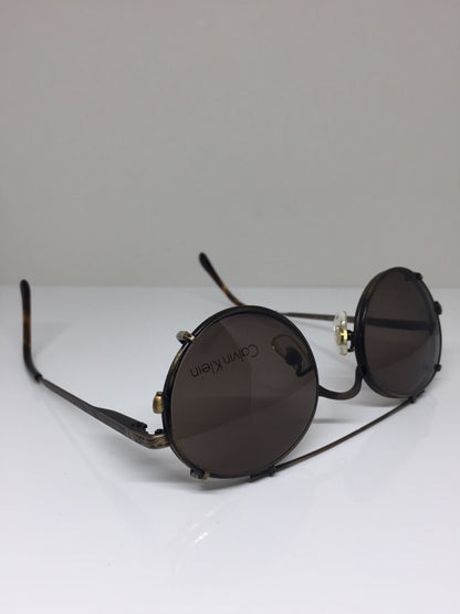 Vintage Calvin Klein CK 117 Brown Sunglasses - Super Vision Optical