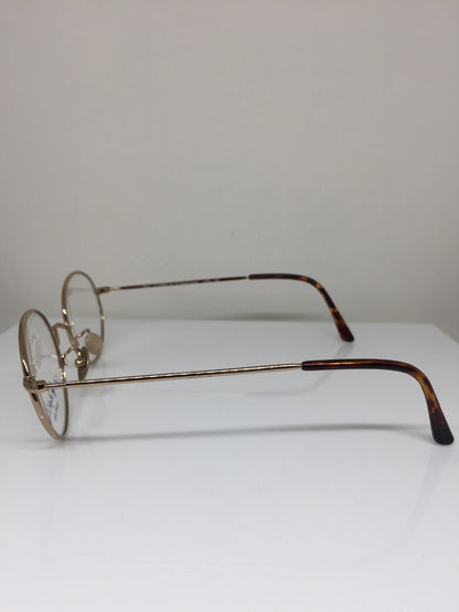 Vintage Ralph Lauren Polo Classic 61 By Ralph Lauren Gold Eyeglasses - Super Vision Optical