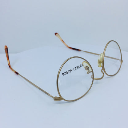 Vintage Giorgio Armani GA 130 Gold Eyeglasses - Super Vision Optical