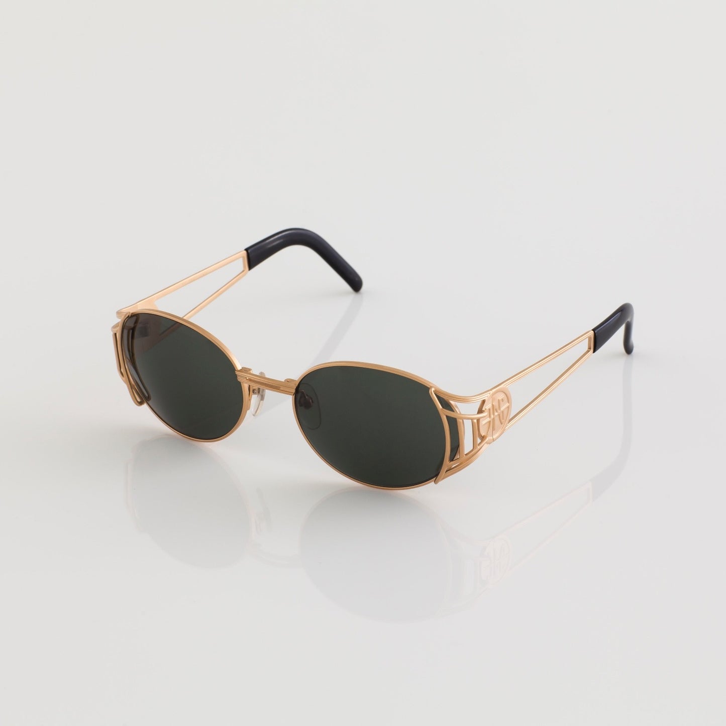 Vintage Jean Paul Gaultier JPG 58-6102 Gold Sunglasses - Super Vision Optical