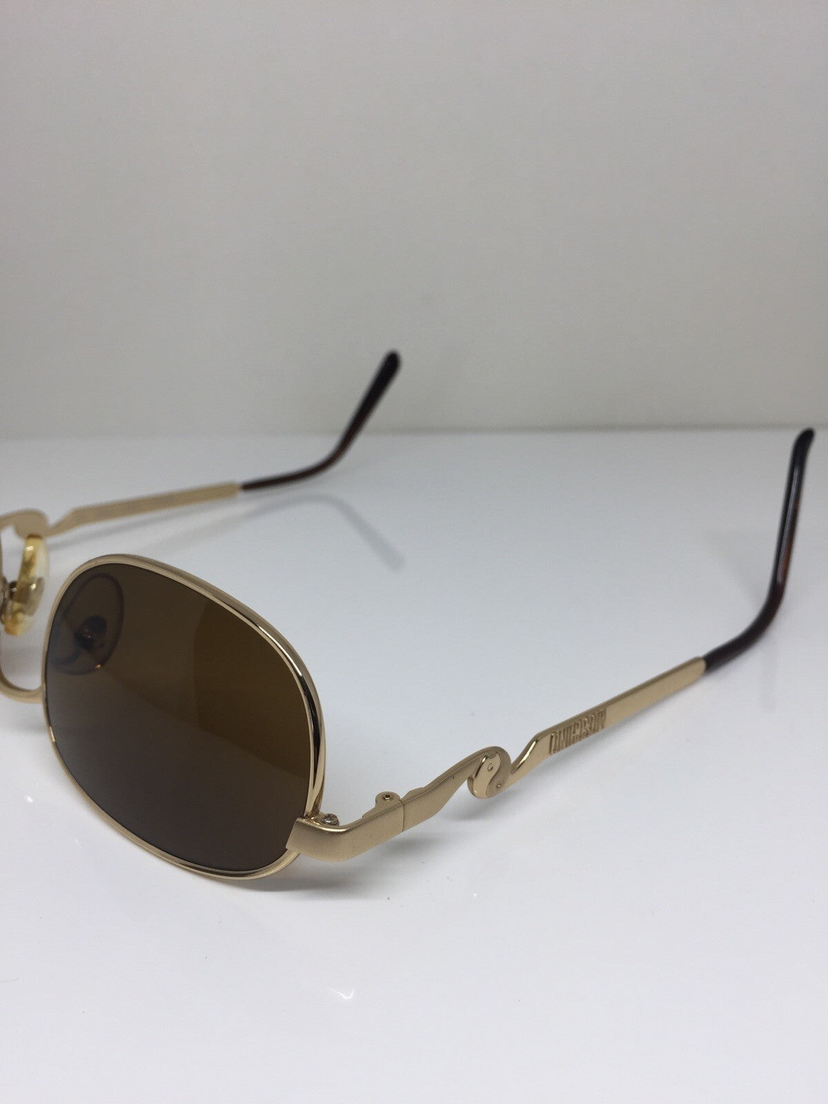 Vintage Moschino By Persol M. 3023-S Gold Sunglasses - Super Vision Optical
