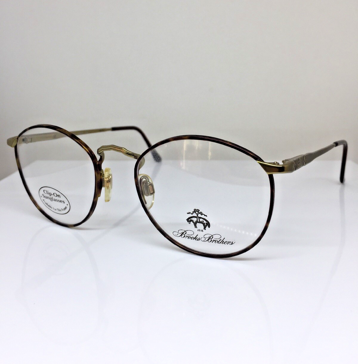 Vintage Brooks Brothers BB 114 Tortoise Eyeglasses - Super Vision Optical