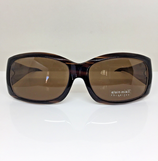 Vintage Alain Mikli A 0538 13 V3 Brown Sunglasses - Super Vision Optical