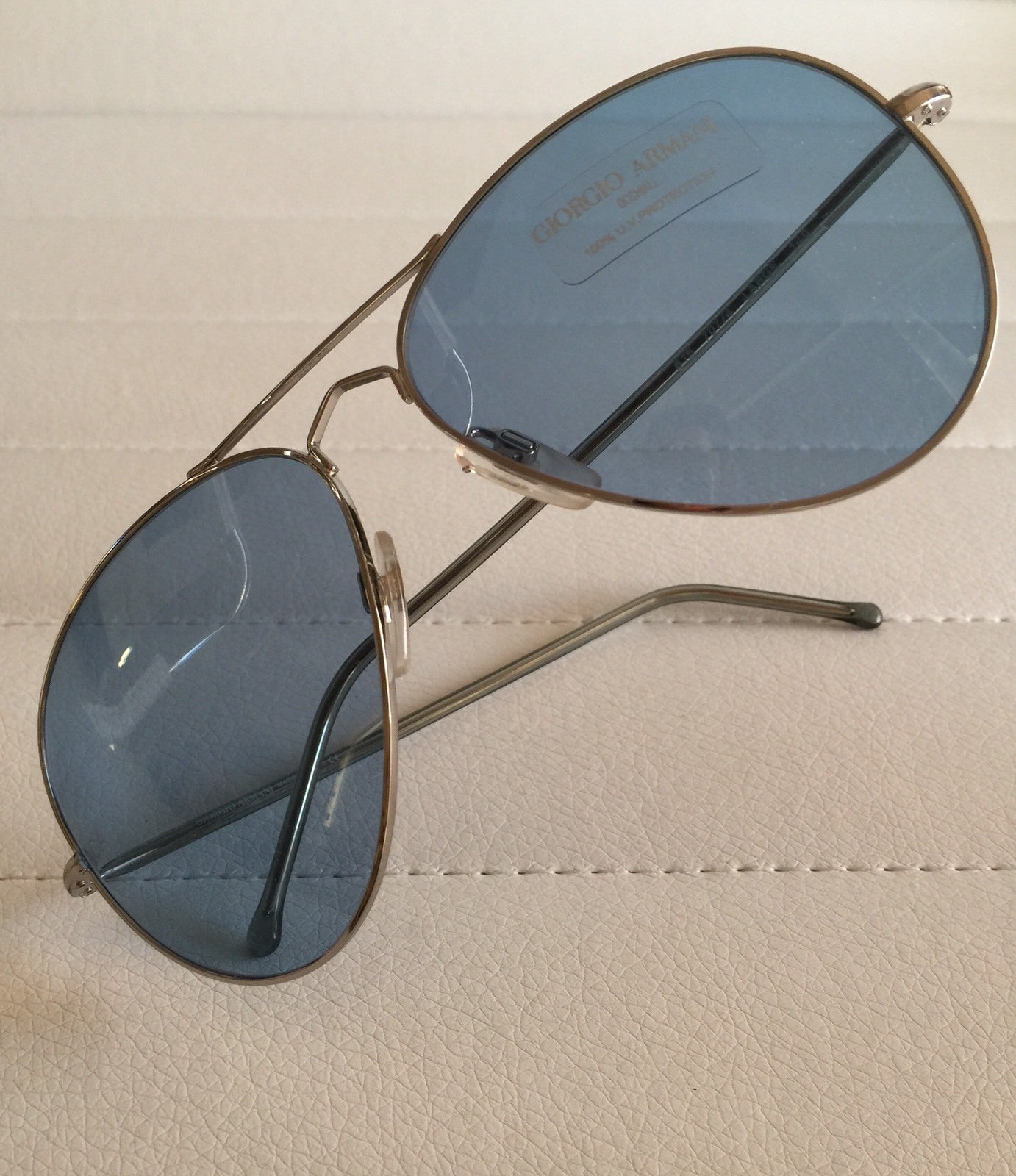 Vintage Giorgio Armani GA 615 Silver Sunglasses - Super Vision Optical