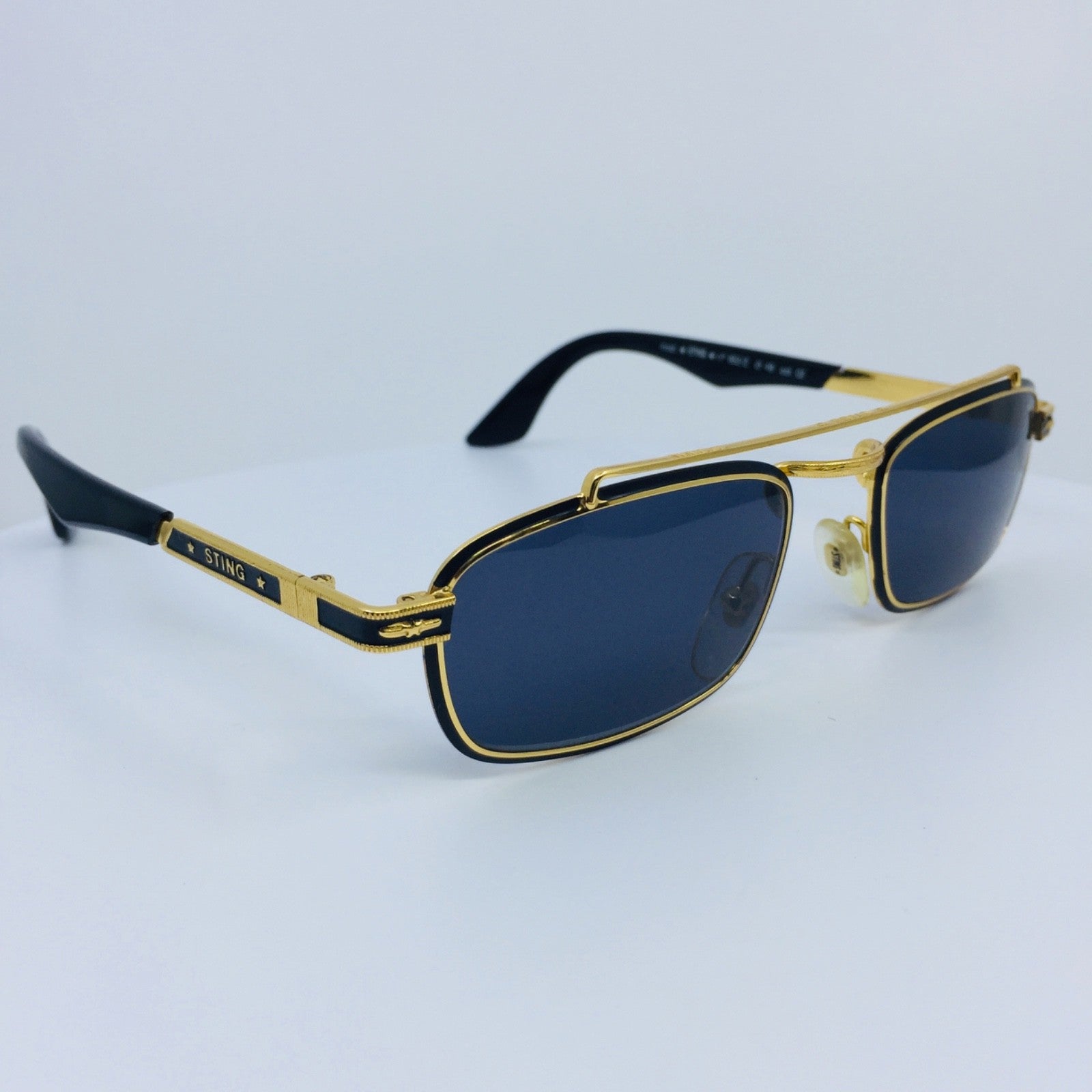 Vintage STING by Colors in Optics Mod. 652/Z Black Sunglasses - Super Vision Optical