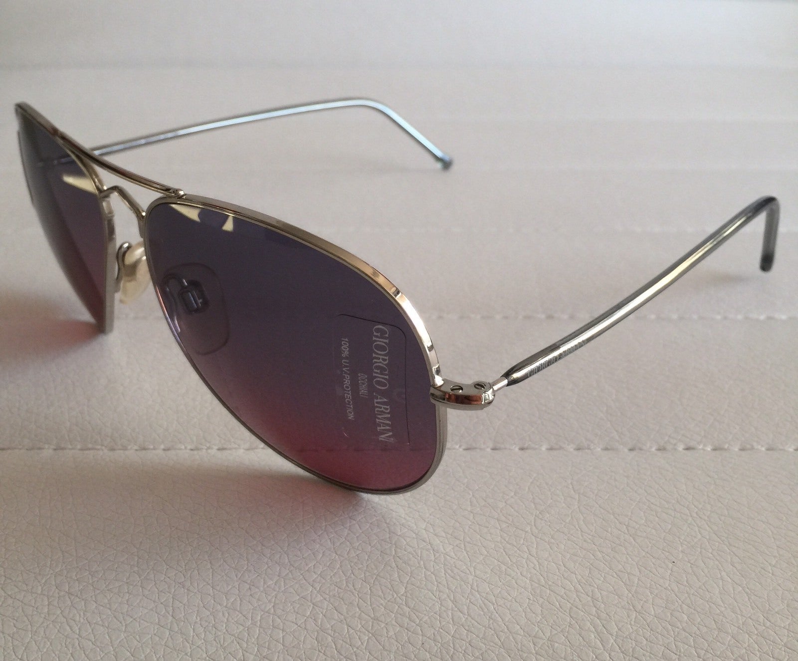 Vintage Giorgio Armani GA 615 S Silver Sunglasses - Super Vision Optical