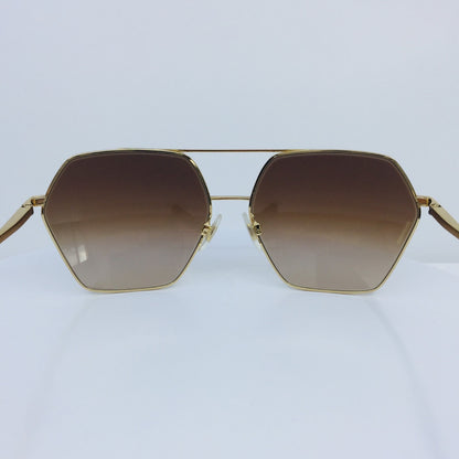 Vintage Dolce & Gabbana DG 2157 Gold Sunglasses - Super Vision Optical