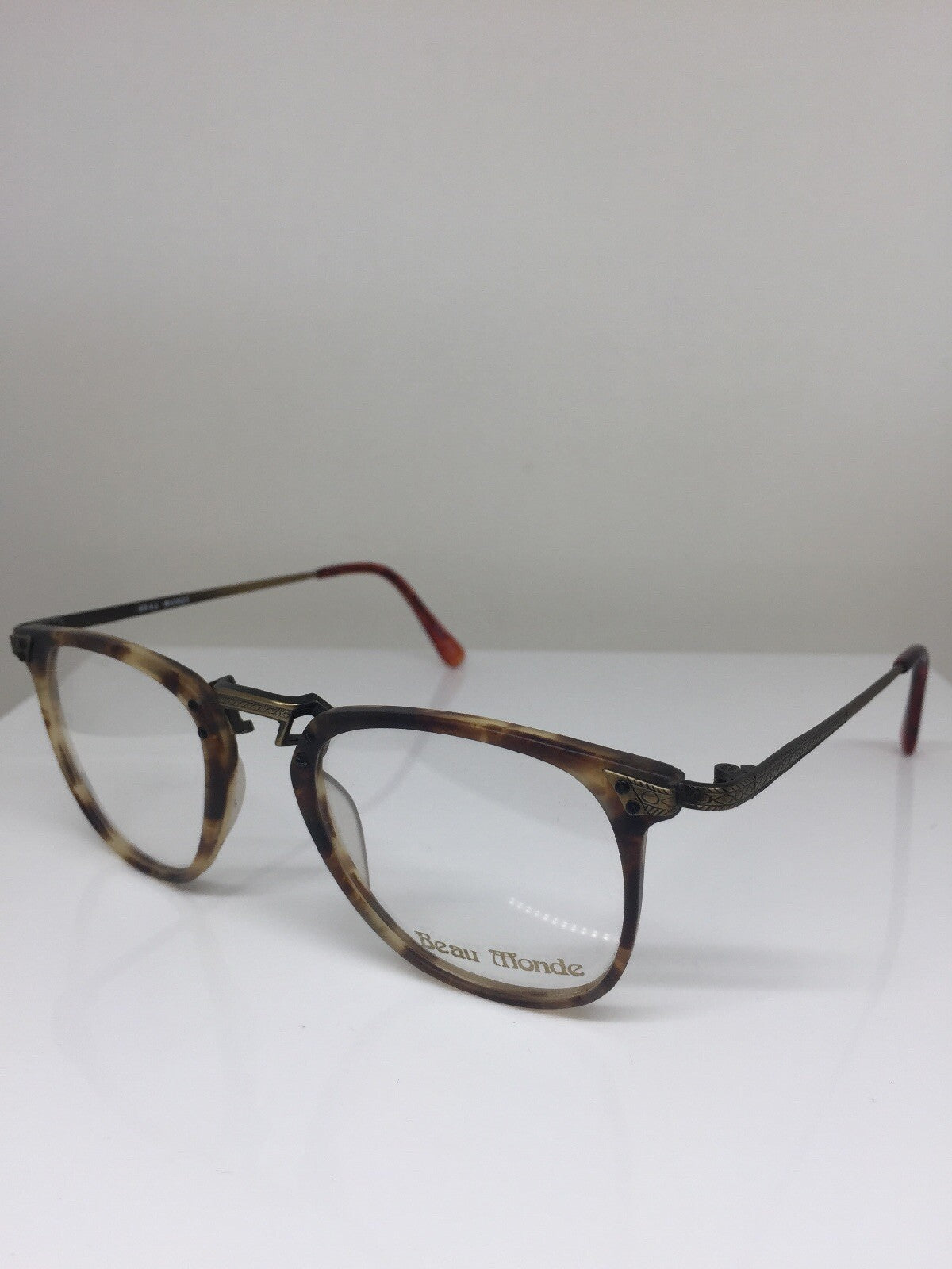 Vintage Beau Monde Collection Berry Tortoise Eyeglasses - Super Vision Optical