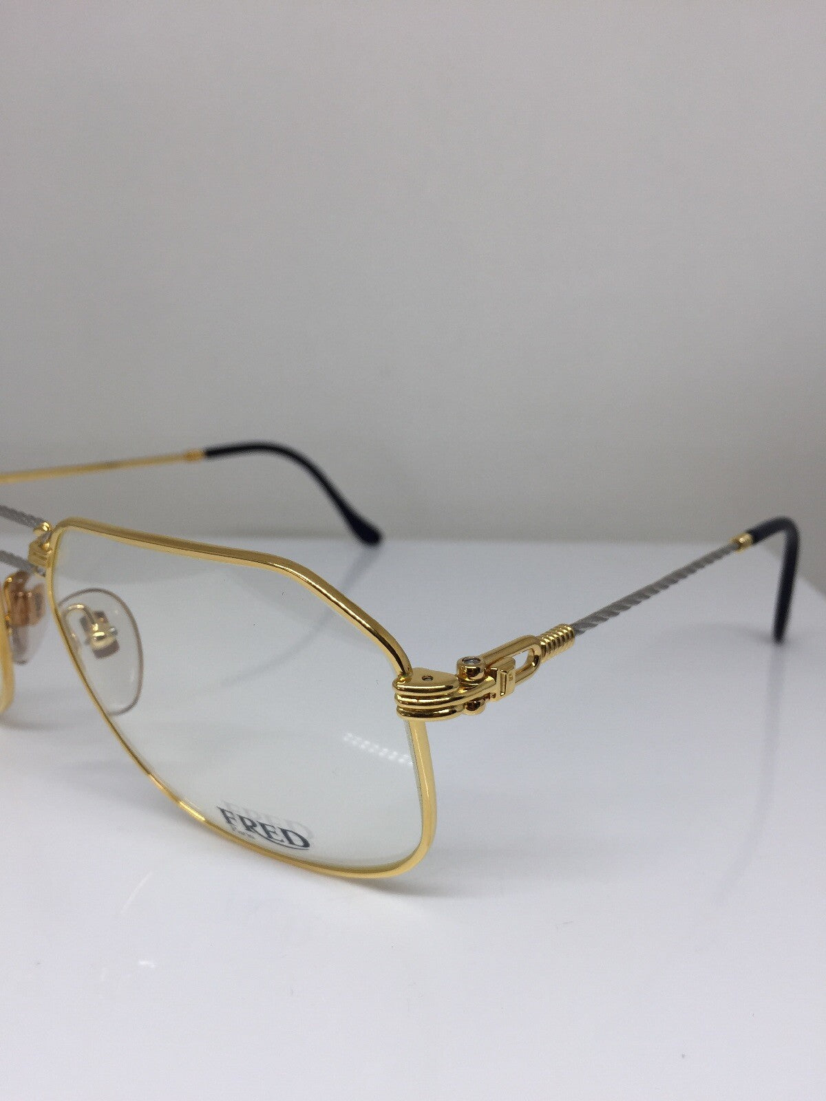 Vintage Fred Lunettes Cap Horn Gold Eyeglasses - Super Vision Optical