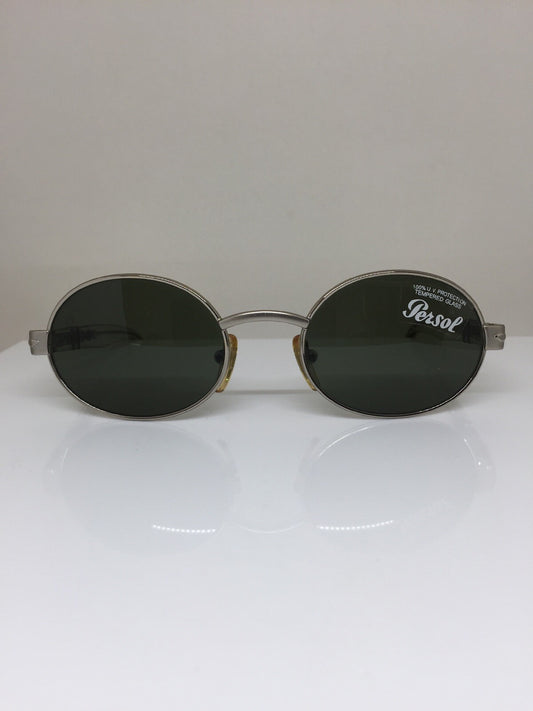 Vintage Persol PE 2022-S Silver Sunglasses - Super Vision Optical