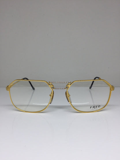 Vintage Fred Lunettes Cap Horn Gold Eyeglasses - Super Vision Optical