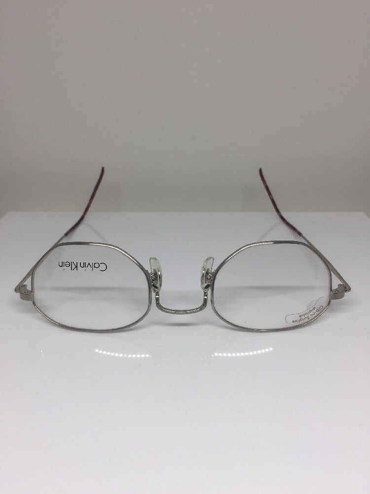 Vintage Calvin Klein CK 339 Silver Sunglasses - Super Vision Optical