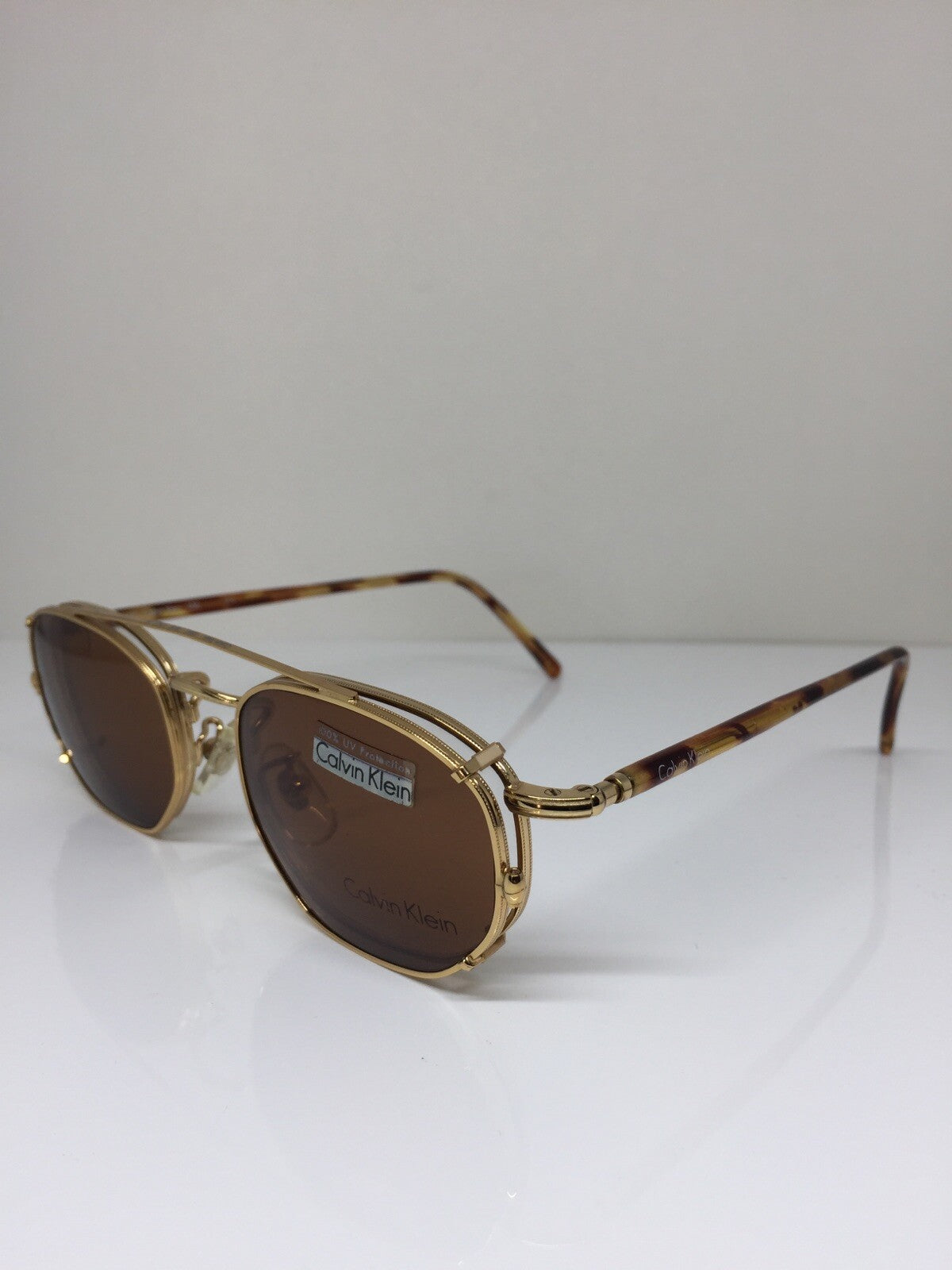Vintage Calvin Klein CK 232 Gold Sunglasses - Super Vision Optical