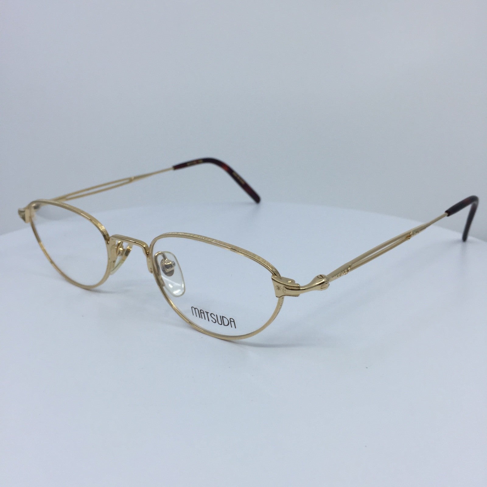 Vintage Matsuda 2877 Gold Eyeglasses - Super Vision Optical