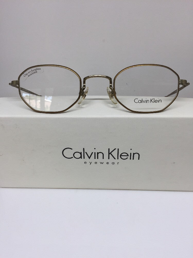 Vintage Calvin Klein CK 339 Gold Sunglasses - Super Vision Optical