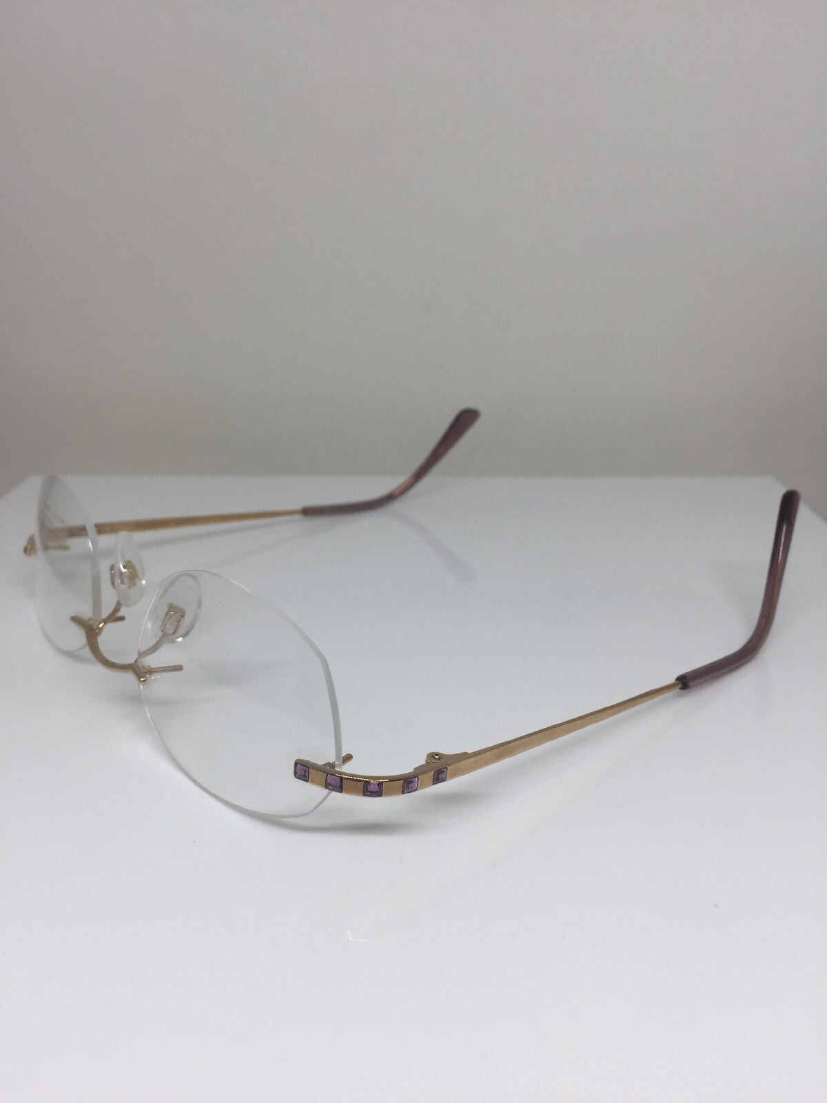 Vintage Daniel Swarovski S 036 Gold Eyeglasses - Super Vision Optical