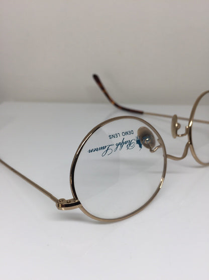 Vintage Ralph Lauren Polo Classic 61 By Ralph Lauren Gold Eyeglasses - Super Vision Optical
