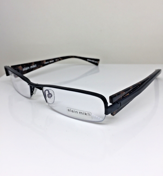 Vintage Alain Mikli A 0663-11 Black Sunglasses - Super Vision Optical