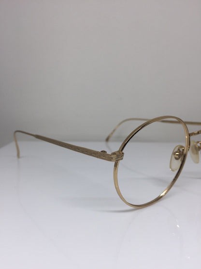 Vintage Ralph Lauren Polo Classic IX By Ralph Lauren Gold Sunglasses - Super Vision Optical