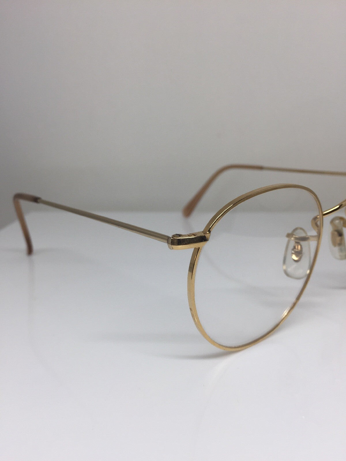 Vintage Ralph Lauren Polo Classic X By Ralph Lauren Gold Eyeglasses - Super Vision Optical