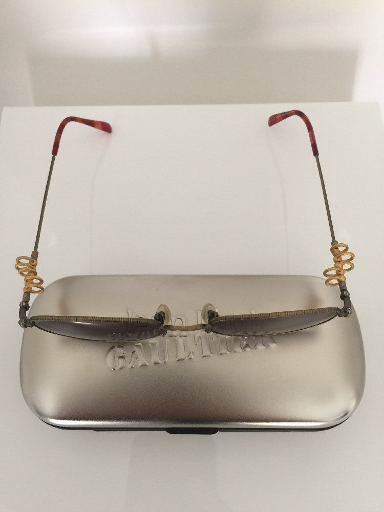 Vintage Jean Paul Gaultier JPG 56-5101 Gold Sunglasses - Super Vision Optical