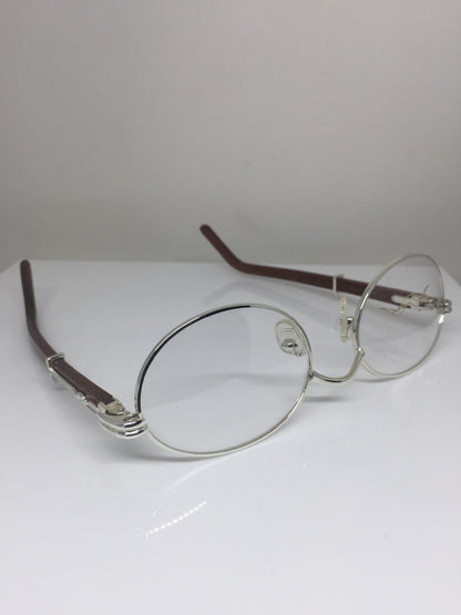 Vintage Kashab by Seagull Kashab by Seagull 46 Silver Eyeglasses - Super Vision Optical