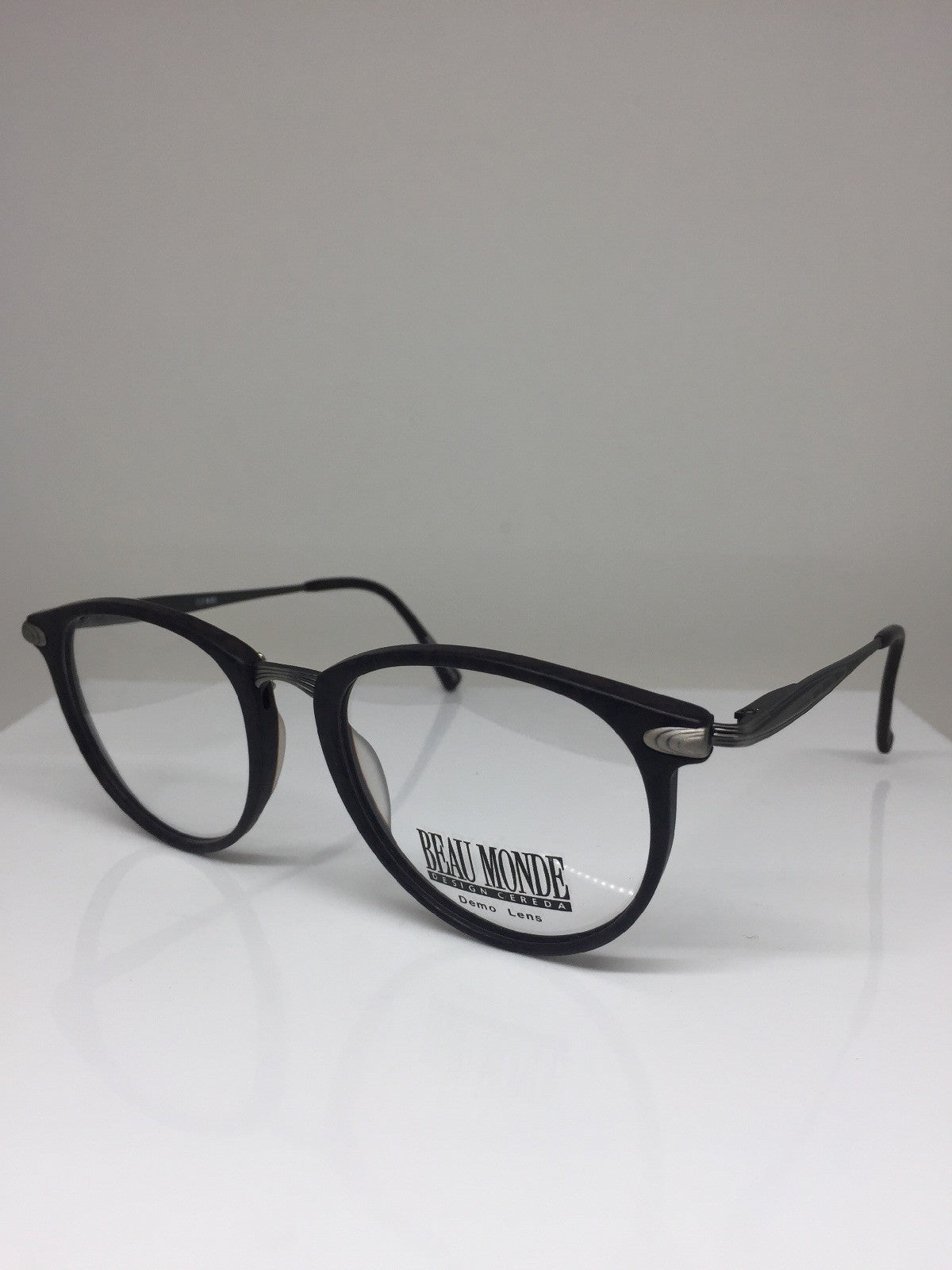 Vintage Beau Monde Collection Ramsey Gunmetal Eyeglasses - Super Vision Optical