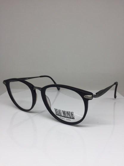 Vintage Beau Monde Collection Ramsey Gunmetal Eyeglasses - Super Vision Optical
