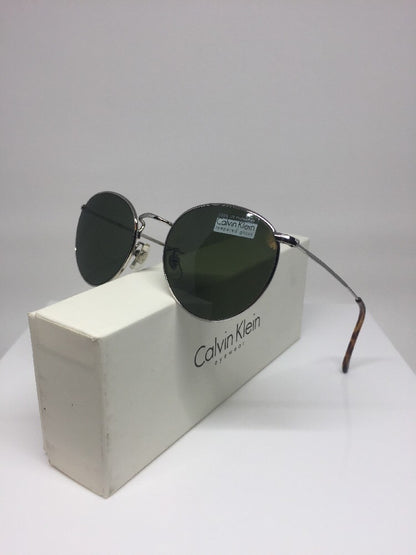 Vintage Calvin Klein CK 120-S Silver Sunglasses - Super Vision Optical