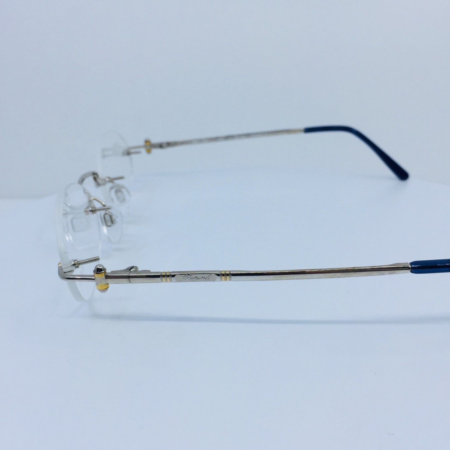 Vintage Chopard CHOPARD M. C 046 Silver Eyeglasses - Super Vision Optical