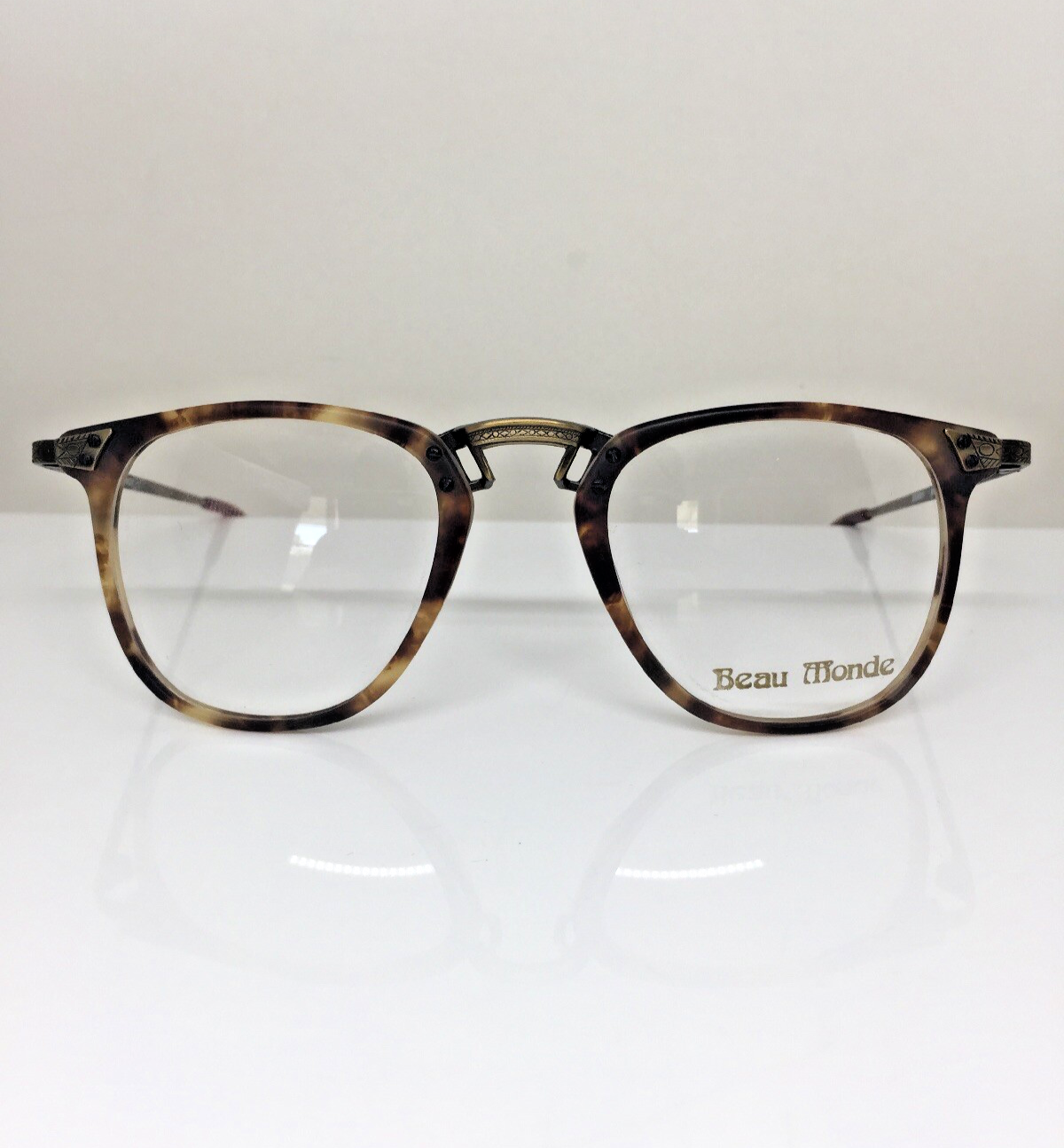 Vintage Beau Monde Collection Berry Tortoise Eyeglasses - Super Vision Optical
