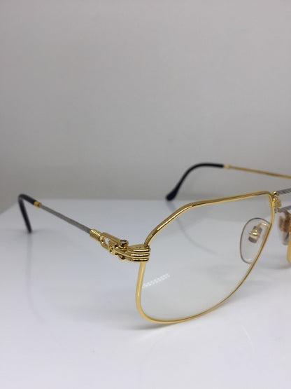 Vintage Fred Lunettes Cap Horn Gold Eyeglasses - Super Vision Optical