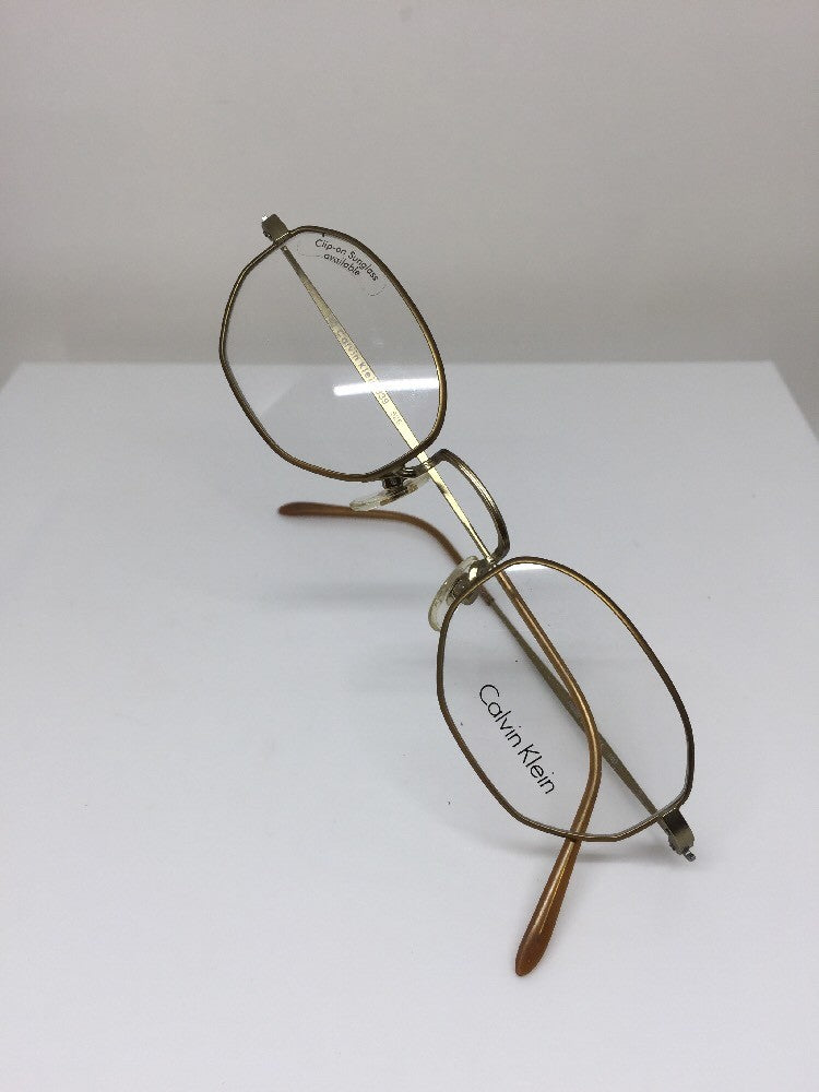 Vintage Calvin Klein CK 339 Gold Sunglasses - Super Vision Optical