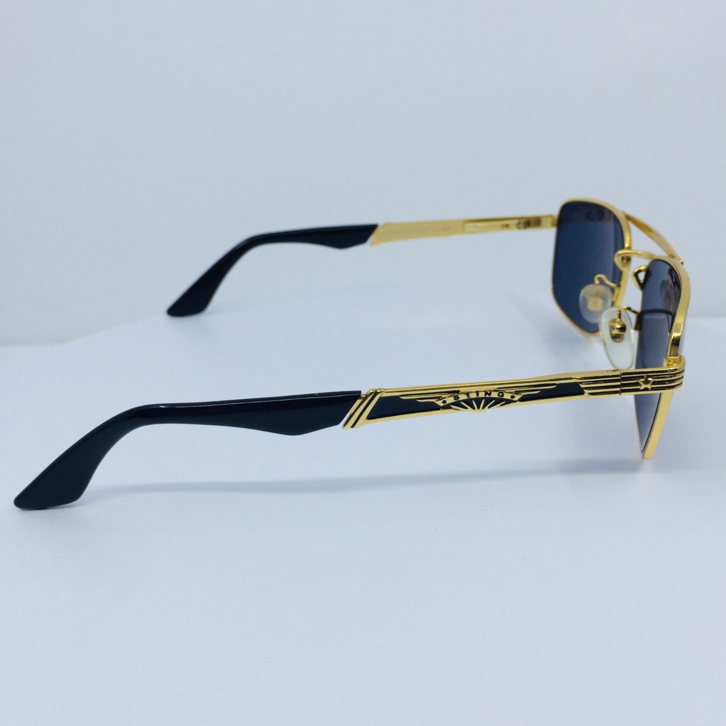 Vintage STING by Colors in Optics N. 4130 Gold Sunglasses - Super Vision Optical
